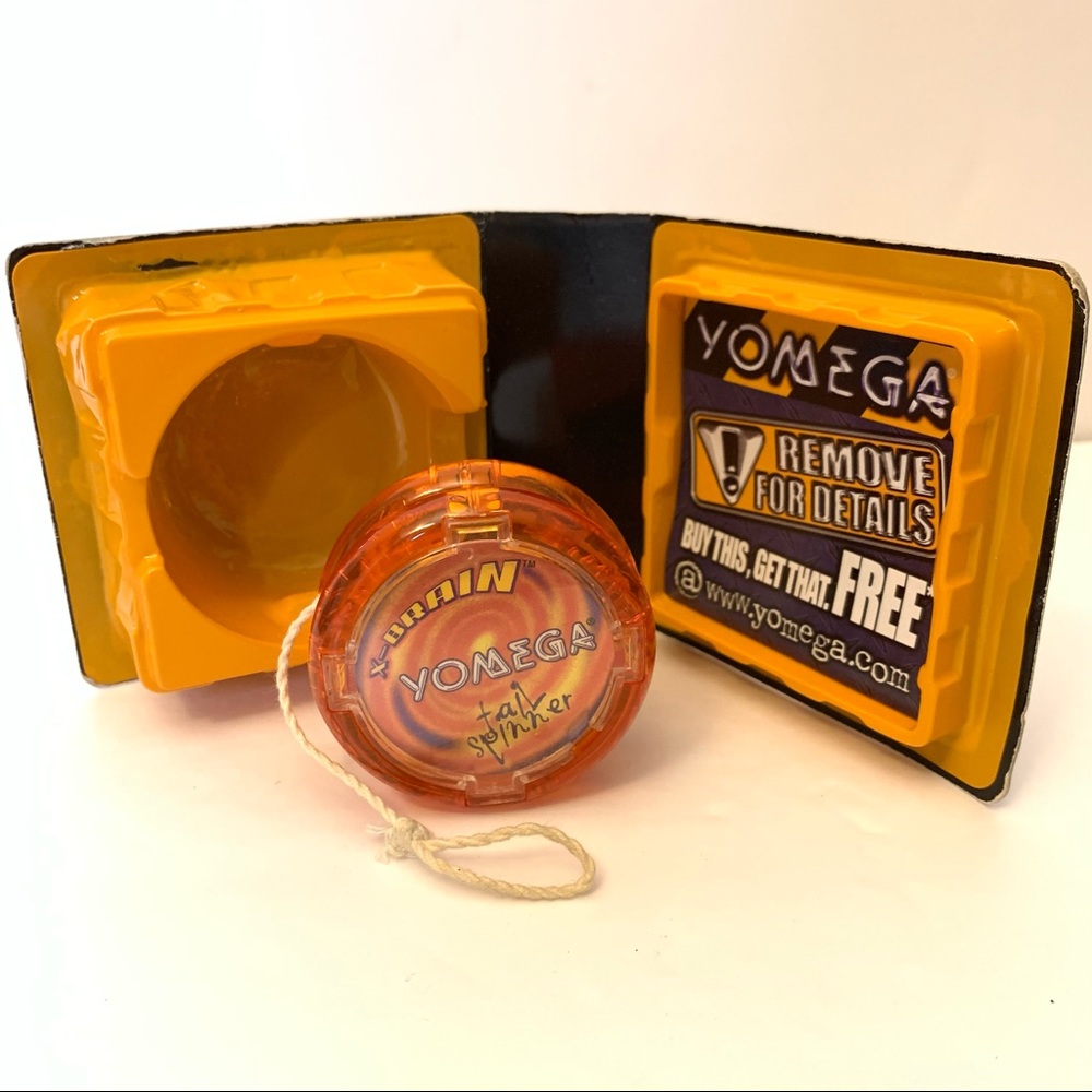 2000 McDonalds Yomega Tail Spinner Yoyo #3 Orange